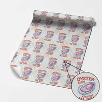 Oyster Club Wrapping Paper Roll Retro Summer Beach Vacation Gift