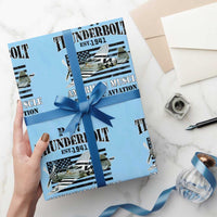 P-47 Thunderbolt WWII Airplane Wrapping Paper Roll American Muscle Vintage - Wonder Print Shop