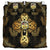 paisley-clan-crest-golden-celtic-cross-thistle-style-bedding-set