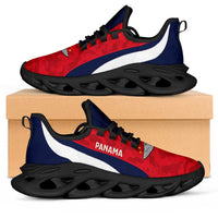 Panama 2026 Football Clunky Sneakers Vamos Los Canaleros Grunge Curve Stylized - Wonder Print Shop
