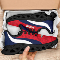 Panama 2026 Football Clunky Sneakers Vamos Los Canaleros Grunge Curve Stylized - Wonder Print Shop