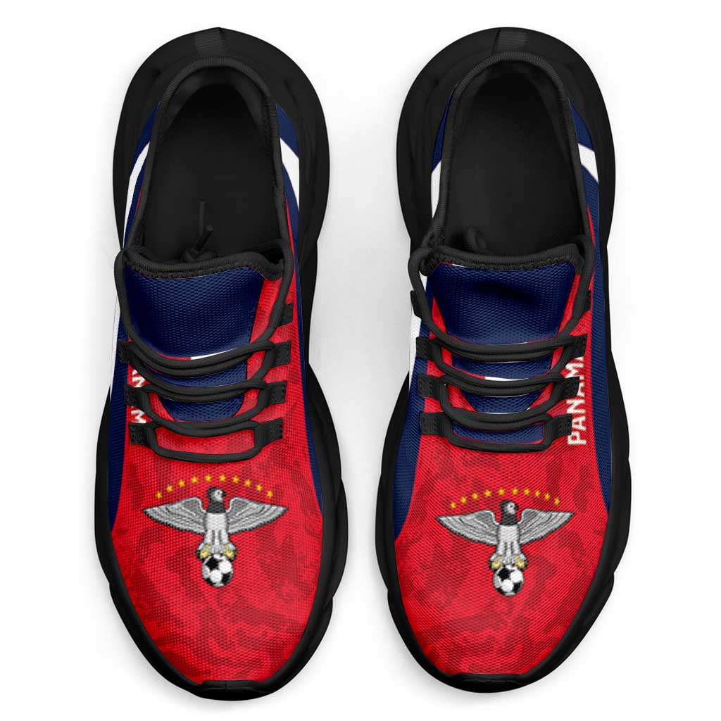 Panama 2026 Football Clunky Sneakers Vamos Los Canaleros Grunge Curve Stylized - Wonder Print Shop