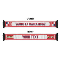 Panama 2026 Football Personalized Soccer Scarf Vamos La Marea Roja