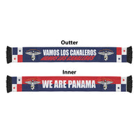 Panama 2026 Football Soccer Scarf Vamos Los Canaleros