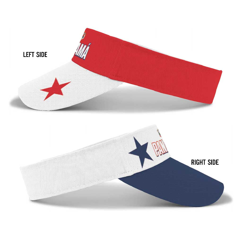 Panama 2026 Football Sun Visor Cap Vamos La Marea Roja