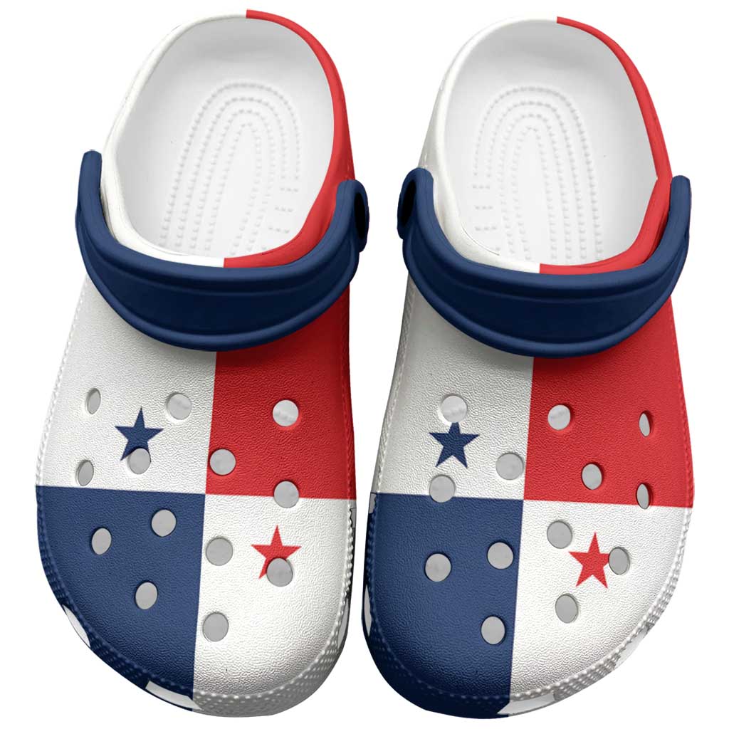 Panama Clogs Shoes Heritage Palette Flag-Inspired - Wonder Print Shop