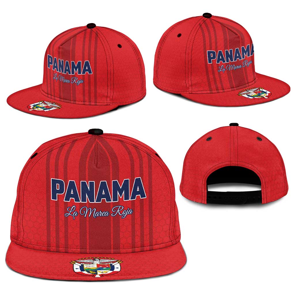 Panama Football 2026 Snapback Cap La Marea Roja Rising