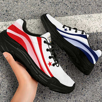 Panama Football Chunky Sneakers Flag-Inspired Curve Style