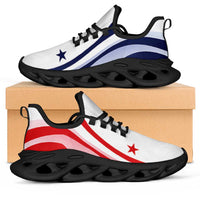 Panama Football Clunky Sneakers Flag-Inspired Curve Style