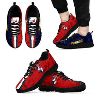 Panama Football Sneakers Cybernetic Mech Warrior Flag