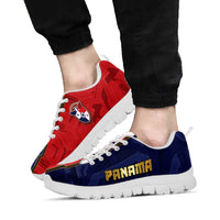 Panama Football Sneakers Cybernetic Mech Warrior Flag