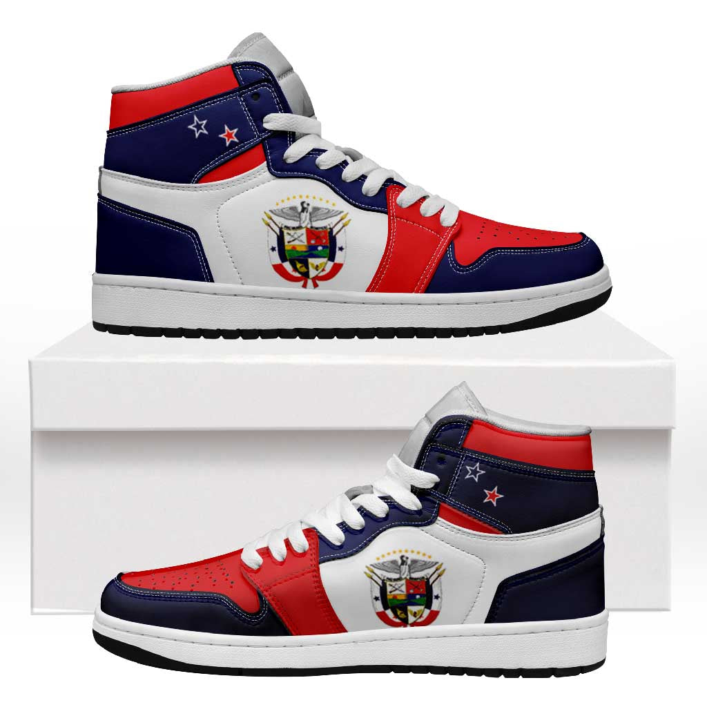 Panama High Sneakers AJ1 Classic National Flag Style - Wonder Print Shop