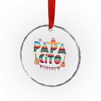 Papa Cito Crystal Glass Ornament Mexican Dad Latino Fathers Day Gift