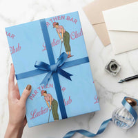 Par Then Bar Ladies Club Vintage Wrapping Paper Roll Retro Womens Golfing 19th Hole Humor Preppy Country