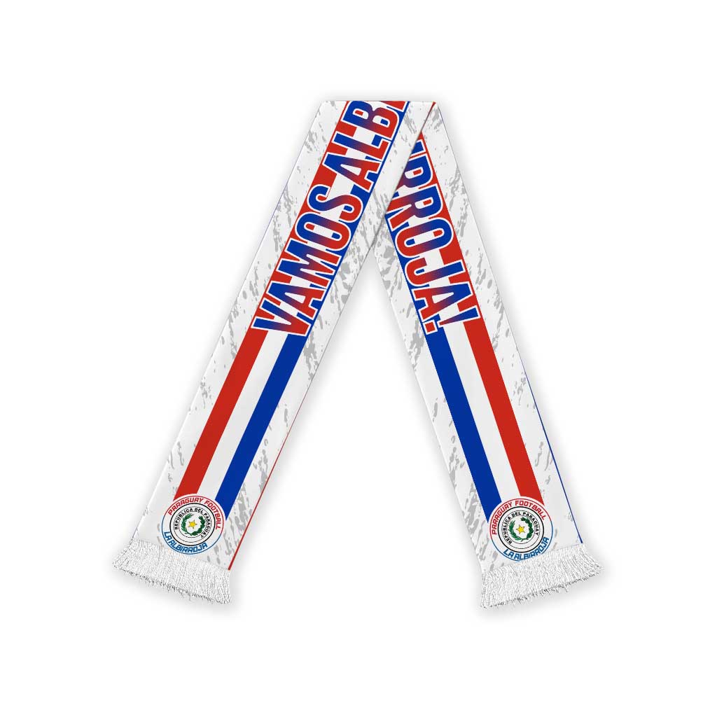 Paraguay 2026 Football Soccer Scarf Vamos La Albirroja