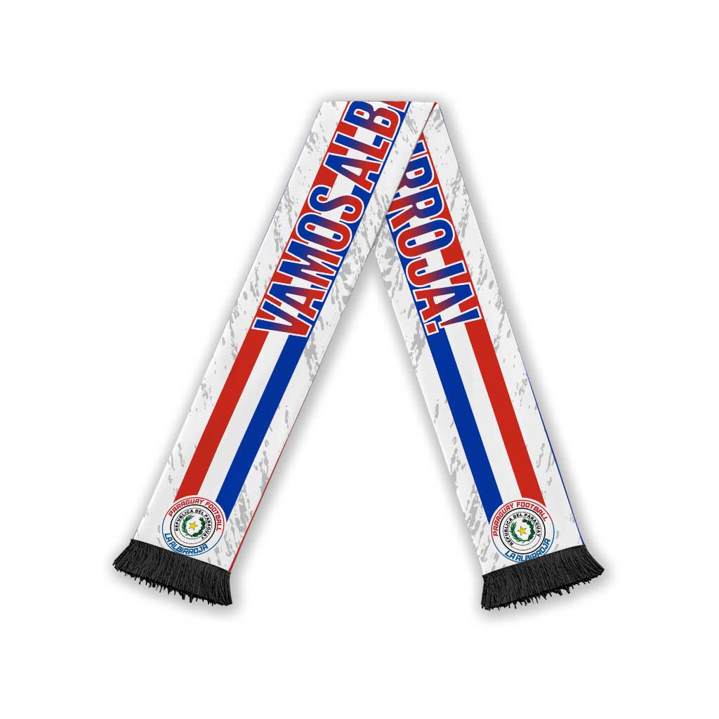 Paraguay 2026 Football Soccer Scarf Vamos La Albirroja