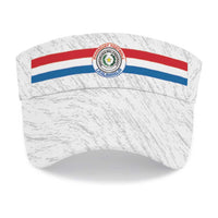 Paraguay 2026 Football Sun Visor Cap Vamos La Albirroja