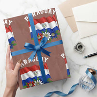 Paraguay Flag Passion Flower Mburucuya Graphic Wrapping Paper Roll Paraguaya Hispanic Latino Heritage Cultura Pride