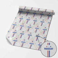 Paraguay Flag Soccer Jersey Style Graphic Wrapping Paper Roll Patriotic Paraguaya Pride Football Fans Sports Spirit