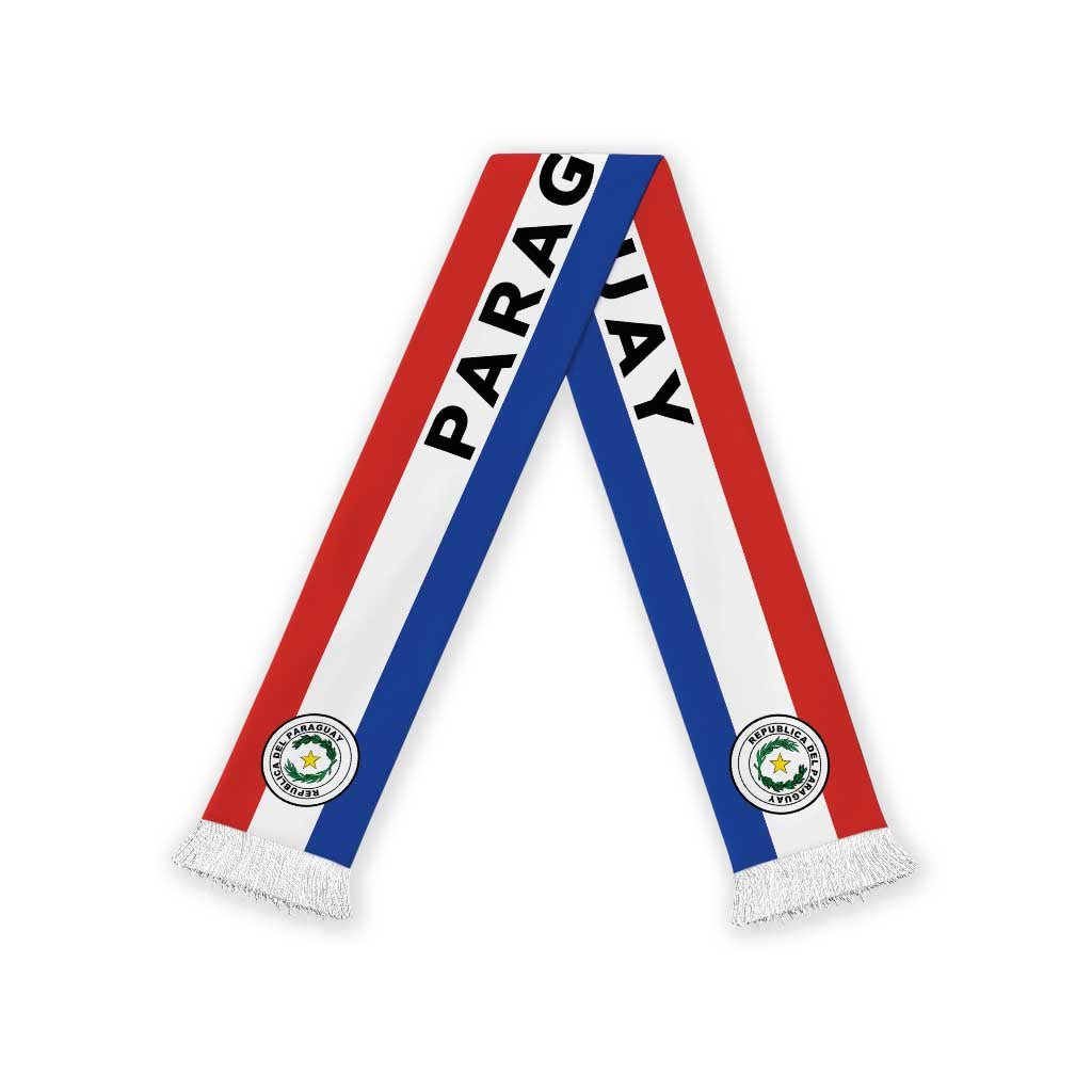 Paraguay Football 2026 Soccer Scarf Flag Style