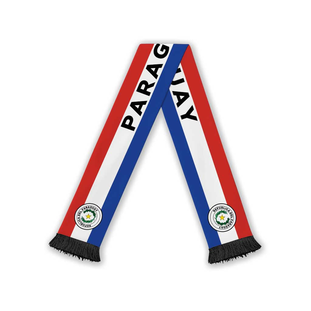 Paraguay Football 2026 Soccer Scarf Flag Style
