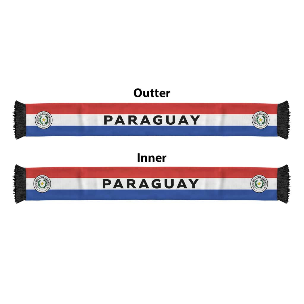 Paraguay Football 2026 Soccer Scarf Flag Style