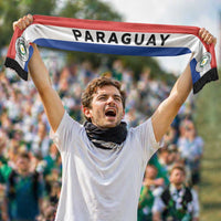 Paraguay Football 2026 Soccer Scarf Flag Style
