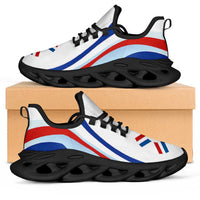 Paraguay Football Clunky Sneakers Flag-Inspired Curve Style