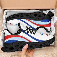 Paraguay Football Clunky Sneakers Flag-Inspired Curve Style