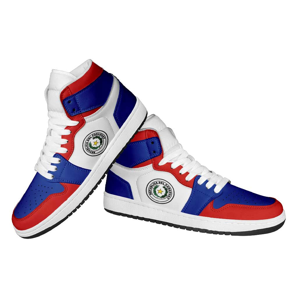 Paraguay High Sneakers AJ1 Classic National Flag Style - Wonder Print Shop