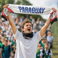 Paraguay World Football 2026 Soccer Scarf National Pride Never Stops