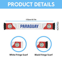 Paraguay World Football 2026 Soccer Scarf National Pride Never Stops
