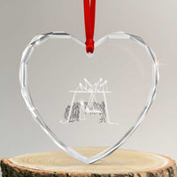 Paralyzed Man Christian Religious Jesus Healing Heart Crystal Glass Ornament - Wonder Print Shop