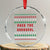 Pass The Gabagool Xmas Crystal Glass Ornament Funny Italy Xmas Italian French Pork Lover Ugly Sweater - Wonder Print Shop