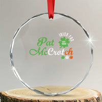 Pat McCrotch Irish Pub Crystal Glass Ornament St Patricks Day Drinking Humor
