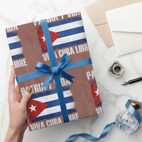 Patria y Vida Cuba Libre Wrapping Paper Roll Freedom Patriotic Cuban Flag