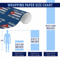 Patria y Vida Cuba Libre Wrapping Paper Roll Freedom Patriotic Cuban Flag