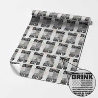 Patriotic 4th of July Fireworks Funny Drinking Party Wrapping Paper Roll Let's Drink And Blow Shit Up Gag Gift