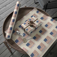 Patriotic 90th Birthday USA 250th Anniversary Wrapping Paper Roll 250 Years of Liberty 1936 90 Year Old Gift