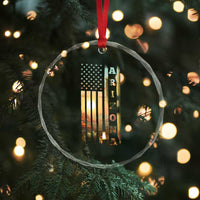Patriotic Arizona State Flag Crystal Glass Ornament Southwest Landscape Gift