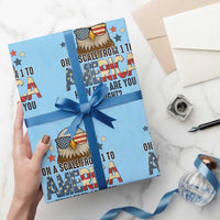 Patriotic Bald Eagle Wrapping Paper Roll How Free Are You Tonight 4th of July - Wonder Print Shop