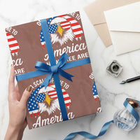 Patriotic Bald Eagle Wrapping Paper Roll On A Scale Of One To America How Free Are You Tonight - Wonder Print Shop