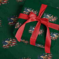 Patriotic Beekeeper Wrapping Paper Roll Bee American Flag Beekeeping