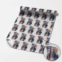 Patriotic Benjamin Franklin Wrapping Paper Roll 250 Years Of Freedom