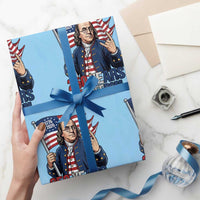 Patriotic Benjamin Franklin Wrapping Paper Roll 250 Years Of Freedom