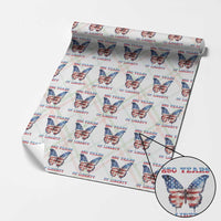 Patriotic Butterfly Wrapping Paper Roll 250 Years Of Liberty