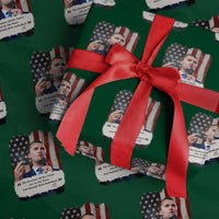 Patriotic Charlie Kirk Legacy Wrapping Paper Roll The Greatness of America Power of the People - Wonder Print Shop