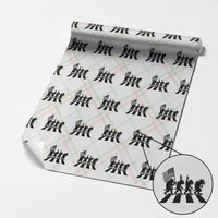 Patriotic Chupacabra Wrapping Paper Roll Funny Cryptid Lover Gift