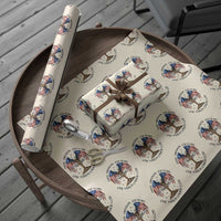 Patriotic Eagle Cross One Nation Under God Wrapping Paper Roll 250th Anniversary