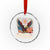 Patriotic Eagle US Army 250th Anniversary Crystal Glass Ornament 250 Years of Defending Liberty 1775 2025 - Wonder Print Shop